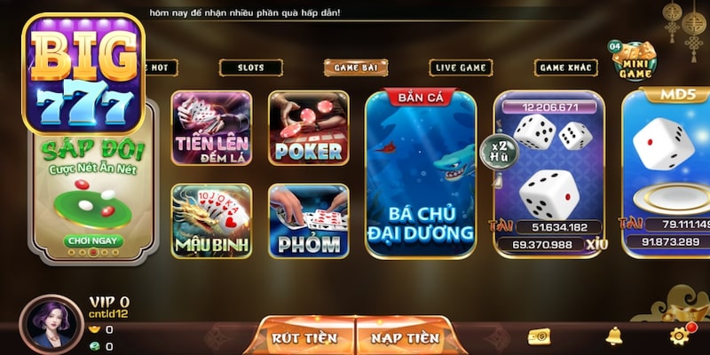 Đường dẫn uy tín của Big777